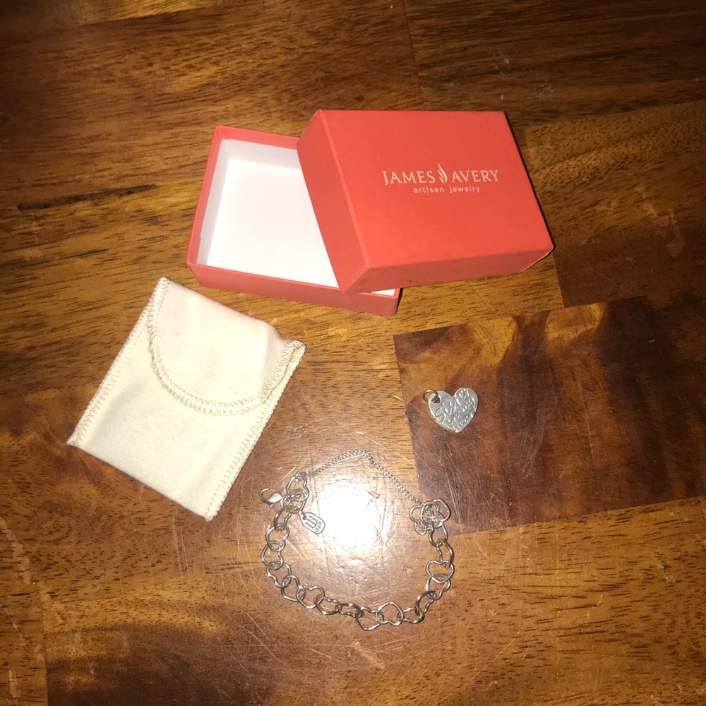 James Avery Bracelet and Charm